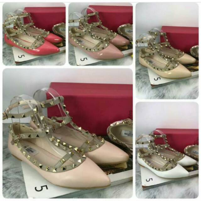 Re-Stock...SEPATU WANITA VALENTINO FLATSHOES/ VALENTINO FLAT