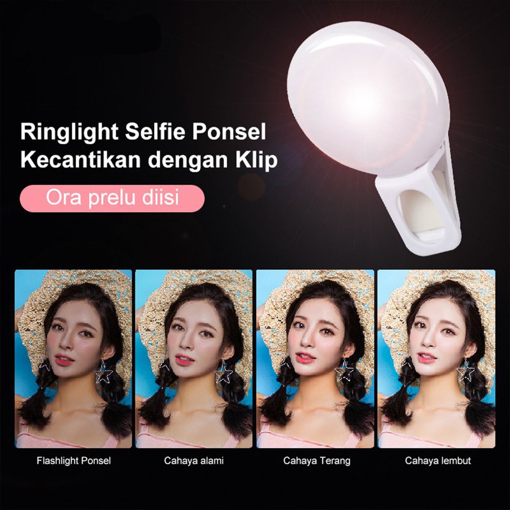 Ring Light Selfie MIni Q Portable SF02