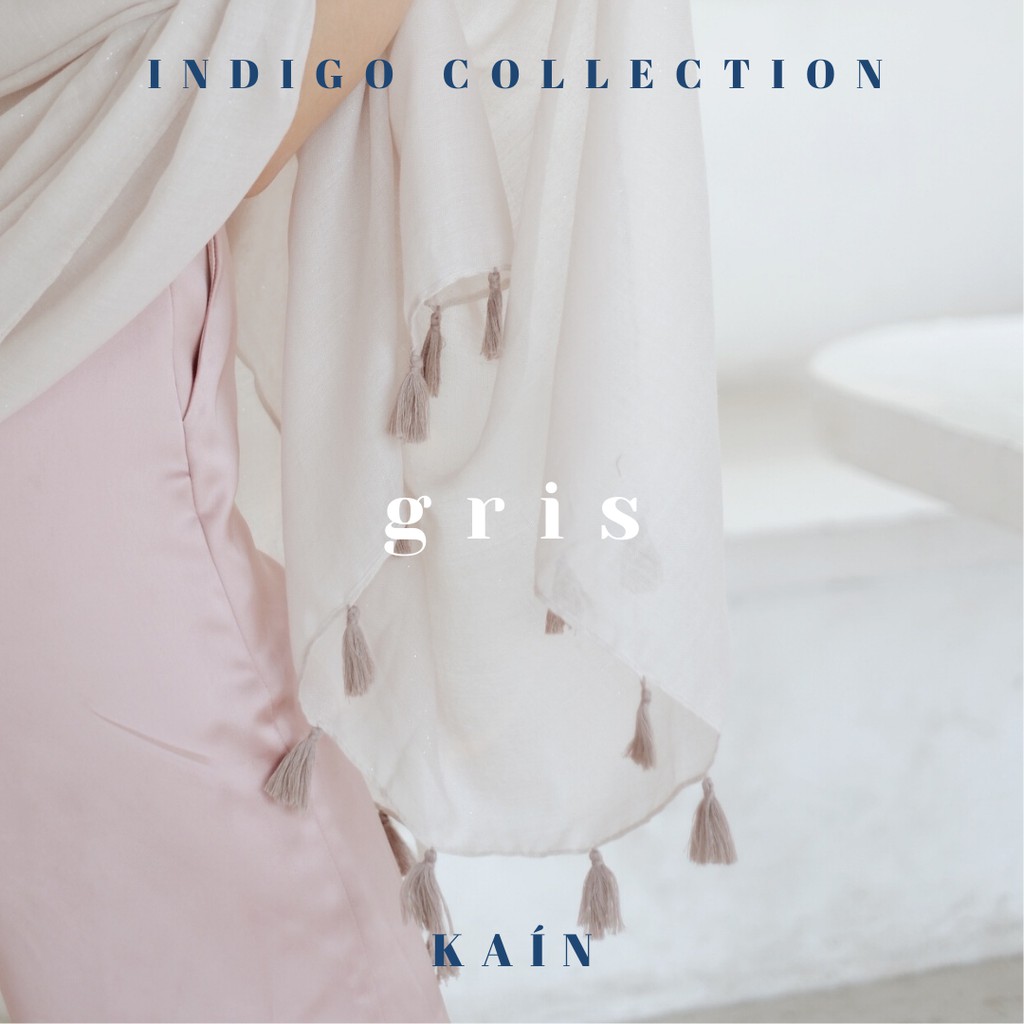 SHOPKAIN Gris Shawl - Indigo Collection