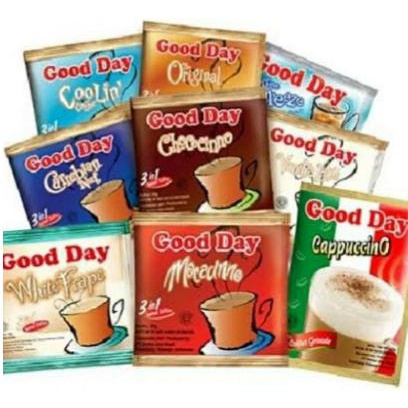 ^ KYRA ^ Good Day Kopi Instant Coffee 3in1 Original Chococinoo Caribean Nut GoodDay - Kemasan Sachet