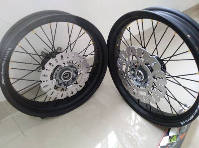 pelak velg motor crf 150l supermoto ring 17 250x350-17 / otomotif / crf150 / super moto