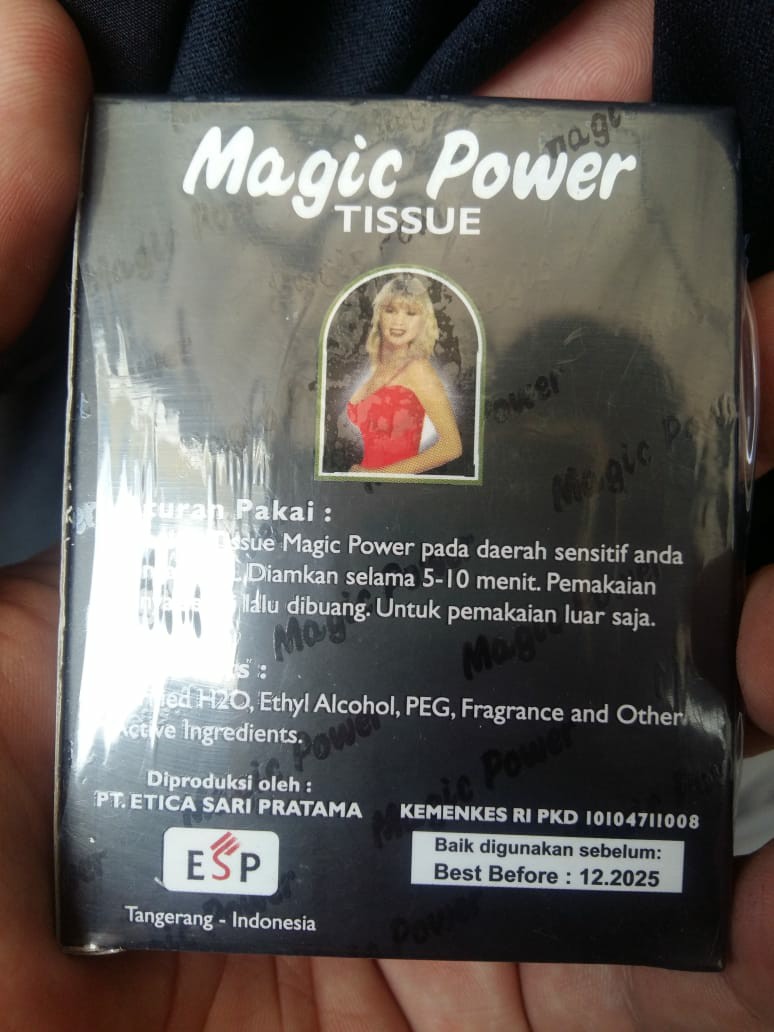 Tissue Basah Tisu Magic Hitam Tisue Magic Tisu Megic Obat Kuat Tissue Magic Asli Original