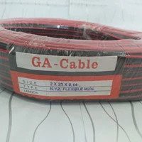 Kabel Listrik NYZ hitam merah GENERAL 2x23 Kabel Audio Serabut 50y