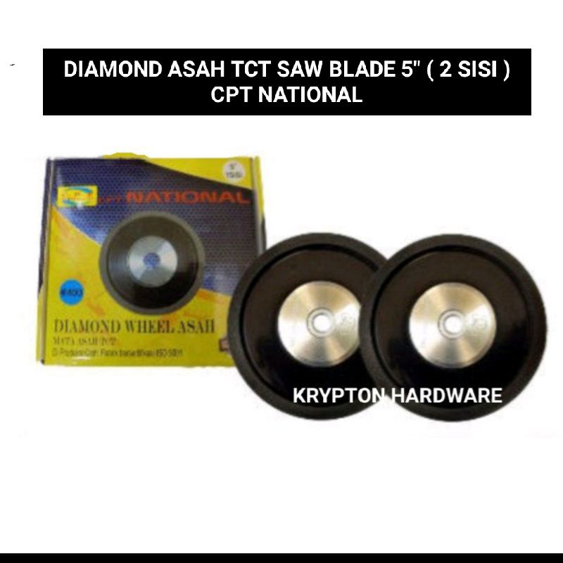 DIAMOND ASAH TCT 5&quot; (2 SISI) CPT NATIONAL BEST QUALITY