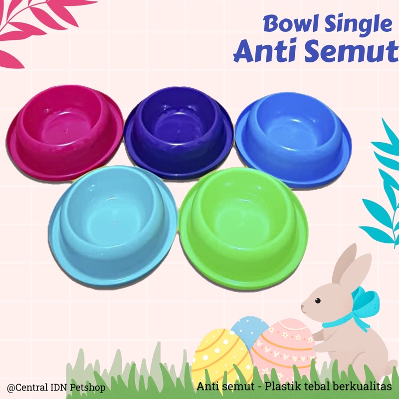 TEMPAT MAKAN KUCING ANJING - BOWL SINGLE ANTI SEMUT