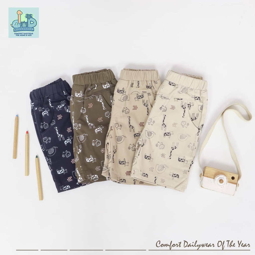 Shortpant / Celpen Chinos Fullprint by D&amp;D