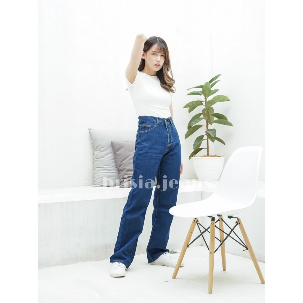 BRISIA JEANS - WENDY Boyfriend Cullote Jeans (Highwaist) - 6 Colours Size 27-33 / Boyfriend Loose
