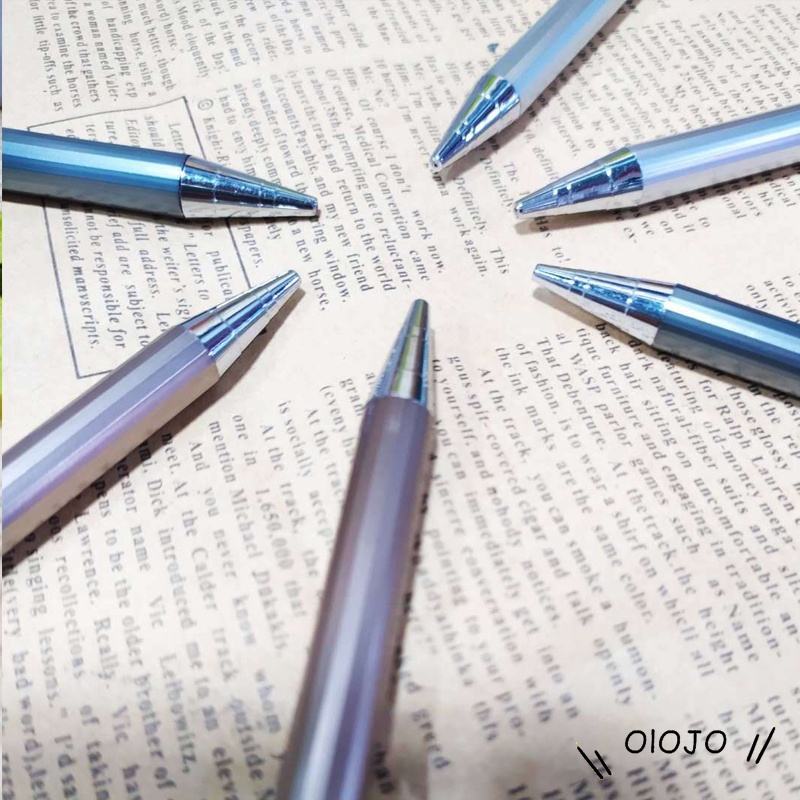 0.5/0.7Mm Logam Mekanik Pensil Mekanik Gambar Sederhana Tekan Pensil Alat Tulis Belajar - ol