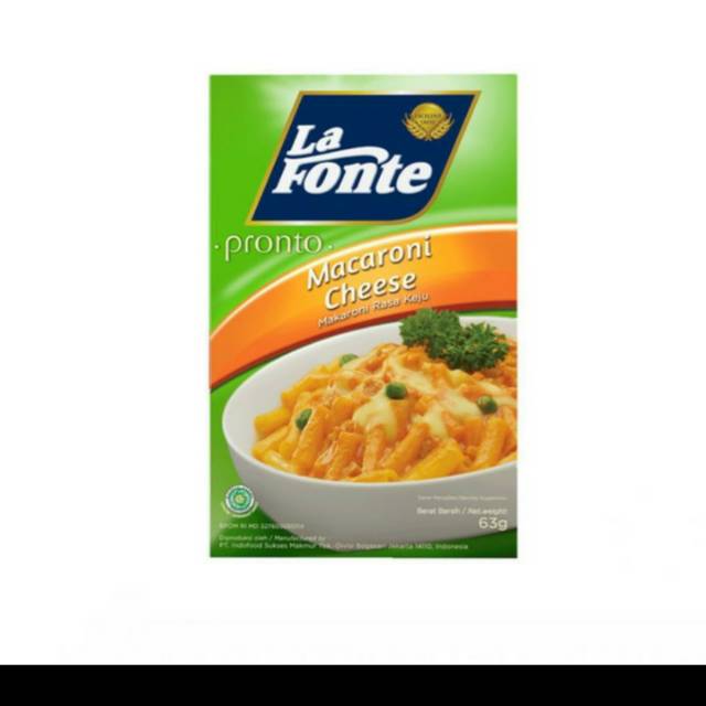 

LA FONTE MACARONI KEJU 63 GRAM