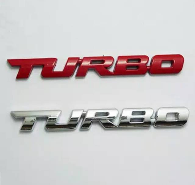 [COD] Emblem TURBO variasi logo mobil bahan besi