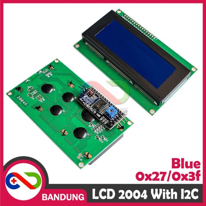 LCD 2004 CHARACTER BLUE BACKLIGHT+ I2C SERIAL INTERFACE MODULE