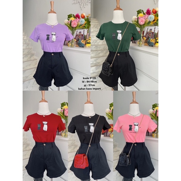 theani top import.kaos polos tulisan wanita import strect body.kaos strect import wanita kekinian murah