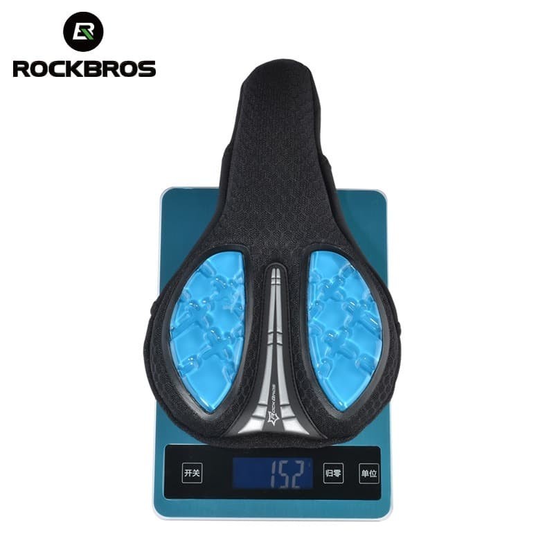 Rockbros Cover Jok Sadel Sepeda Liquid Silicone Gel - LF1034 - Blue/Black