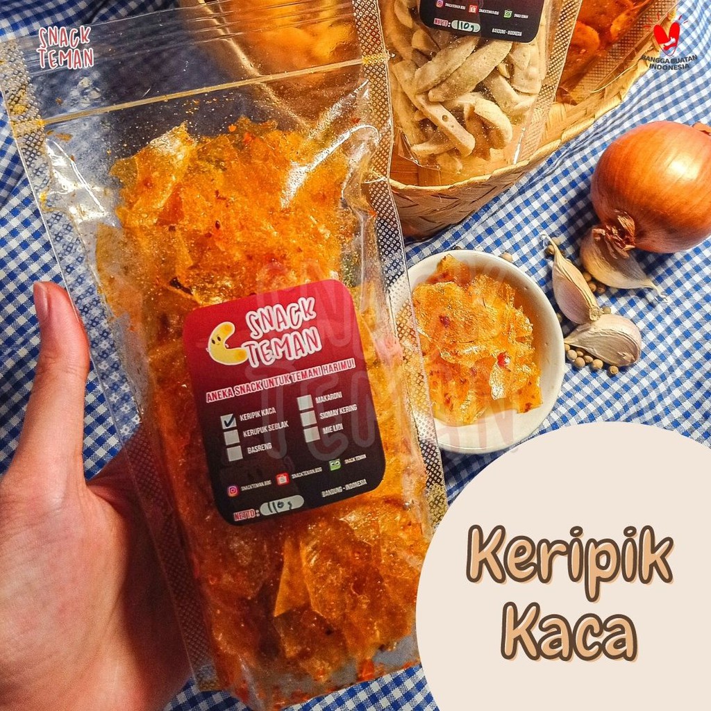 

Keripik Kaca Kripca Kripik Beling Silet Pedas Daun Jeruk - SNACK TEMAN