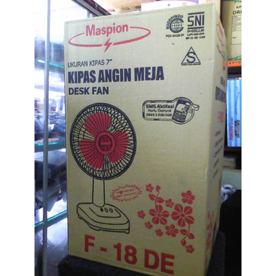 Maspion DESK FAN 7 inch F-18 DE - kipas angin meja maspion