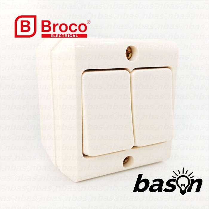 BROCO 16220 New Gee Double Switch Outbow - Saklar Seri