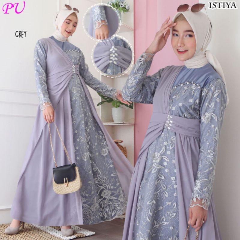 ISTIYA Gamis Muslimah gaun wisuda online walimatul bridemaids kondangan pesta muslimah