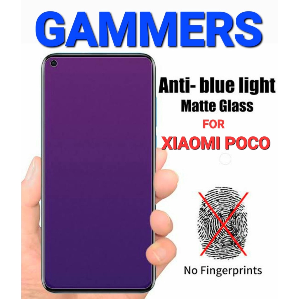 TEMPERED GLASS CERAMIC GAME ANTI RADIASI 9H ORIGINAL 100% REAL ANTI PECAH ADEM DI MATA HP Xiaomi Poco F2 F2 Pro Poco F3 Pro Poco M2 Poco M2 Pro Poco M3 Poco M3 Pro M4 Pro Poco X2 Poco X3  X3 Pro X3 NFC X3 GT