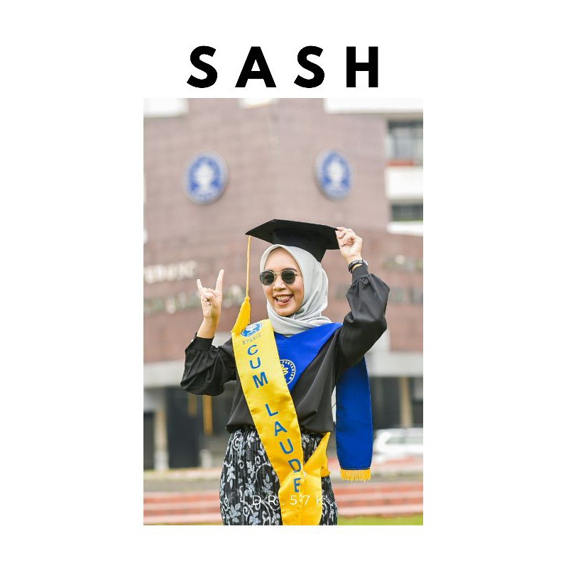 Sash/Slempang Cumlaude WISUDA IPB Specialgiftbyrudi