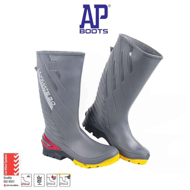 AP Boots 2015 ULTIMATE GREY / Boot Abu-abu Panjang