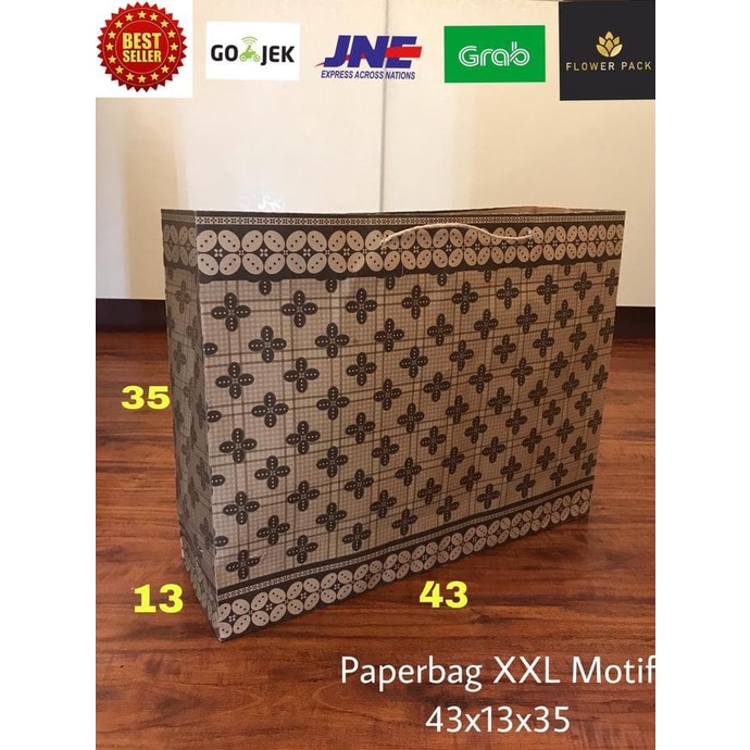 

(TERLARIS) Sale Paperbag Xxl Motif 43X13X35 Tas Kertas Goodie Bag Shopping Bag
