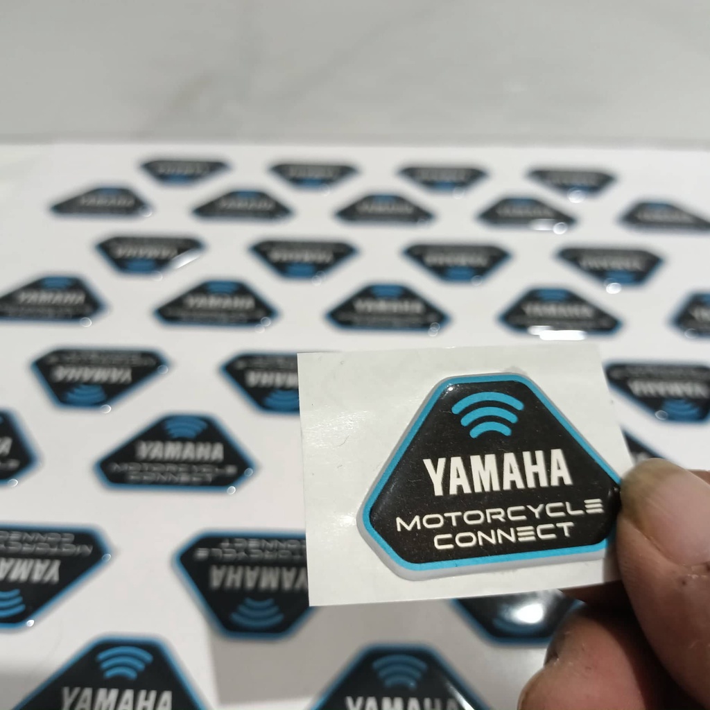 Jual Stiker Timbul Logo Emblem Yamaha Motorcycle Connect Y Connect Nmax