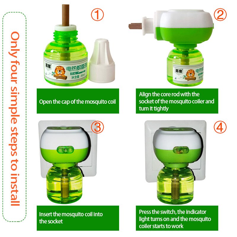 Tokomuda Obat Nyamuk Elektrik Non Stop Expert Xpress Set Alat + Refill 40mL Obat Nyamuk TIDAK BERBAU
