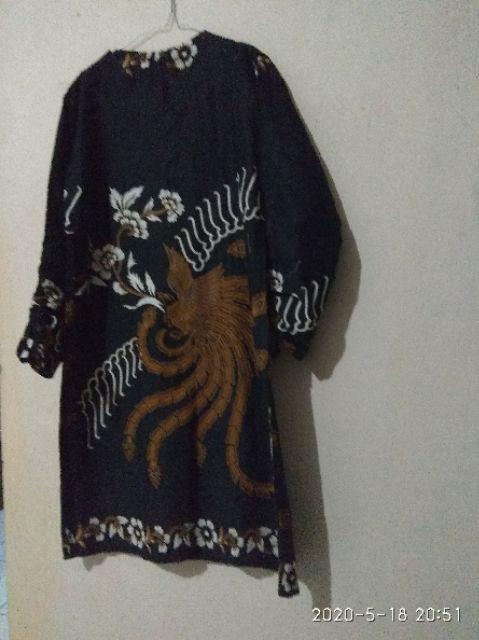 Terlaris Serut Genes Jelita Tunic Navbor Yelbor Whitbor Creambor Tunik Batik Modern Hrb030 Dolbi Dob