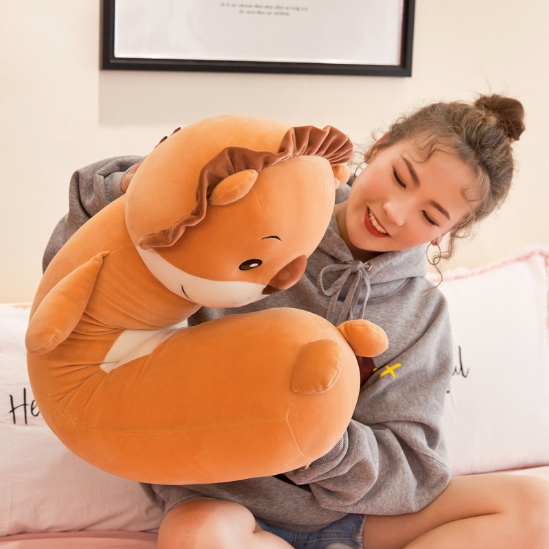 90cm Mainan Soft Stuffed Animals Sleeping Pillow Doll Plush Toy Cushion Kids Toy Gift Boneka