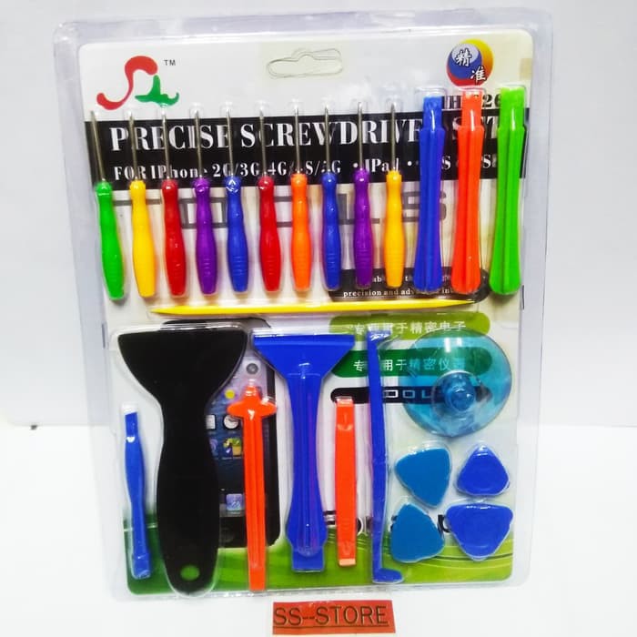 Obeng Fullset Service HP Lengkap Opening Tool Smartphone FULLSET