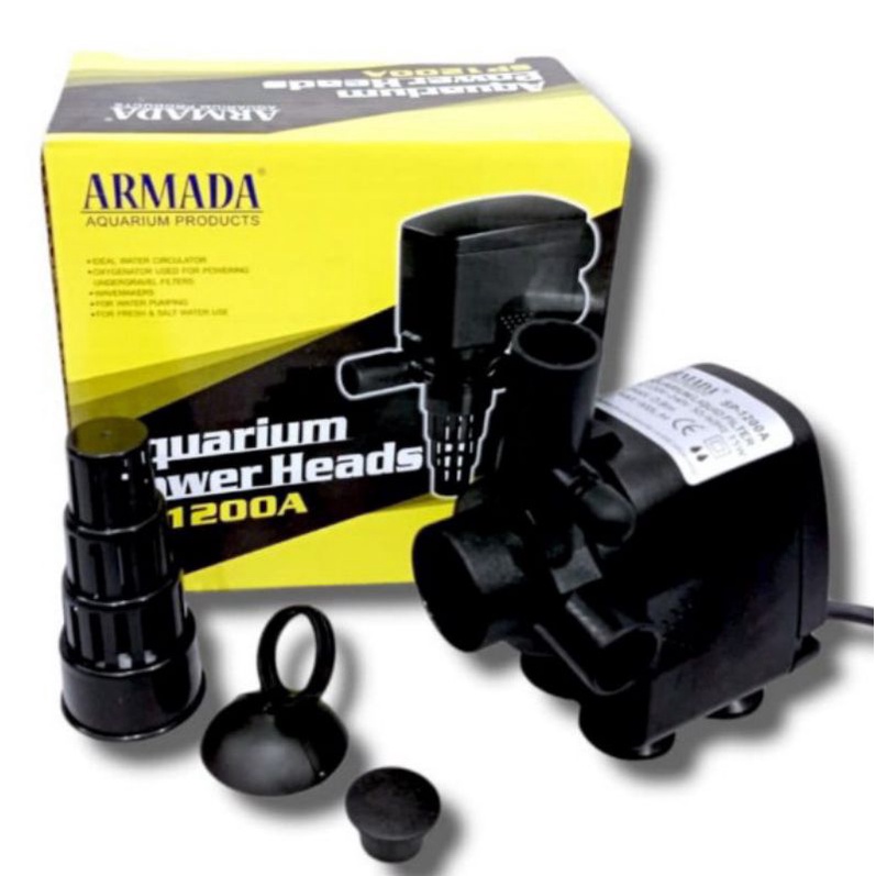 PROMO MURAH POMPA AQUARIUM HIDROPONIK ARMADA SP 1200A