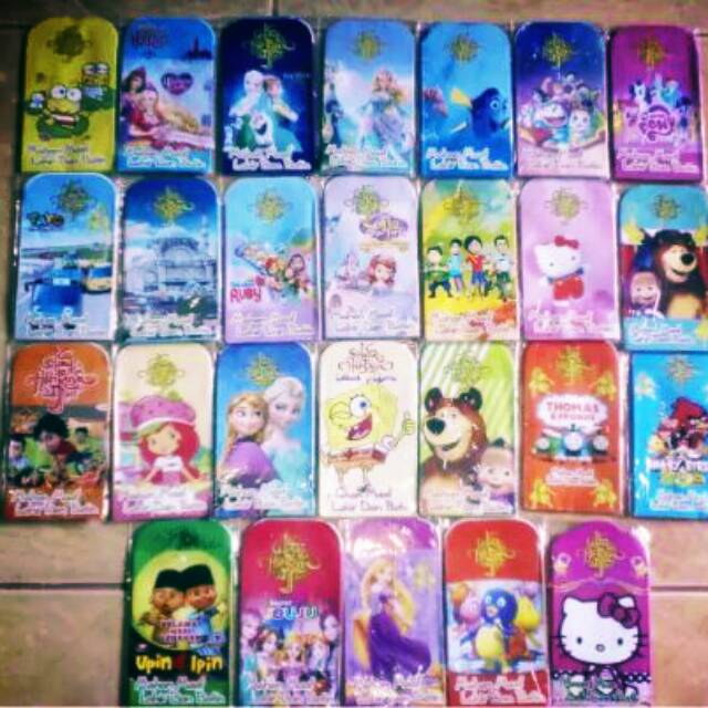 

Amplop karakter lebaran per 32 pcs 4 pack