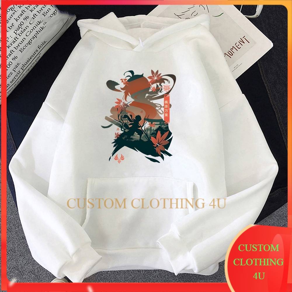 Jaket Jacket Hodie Hoodie Game Genshin Impact  Manga Aesthetic Kaedehara Kazuha Sweatshirts Ropa Par