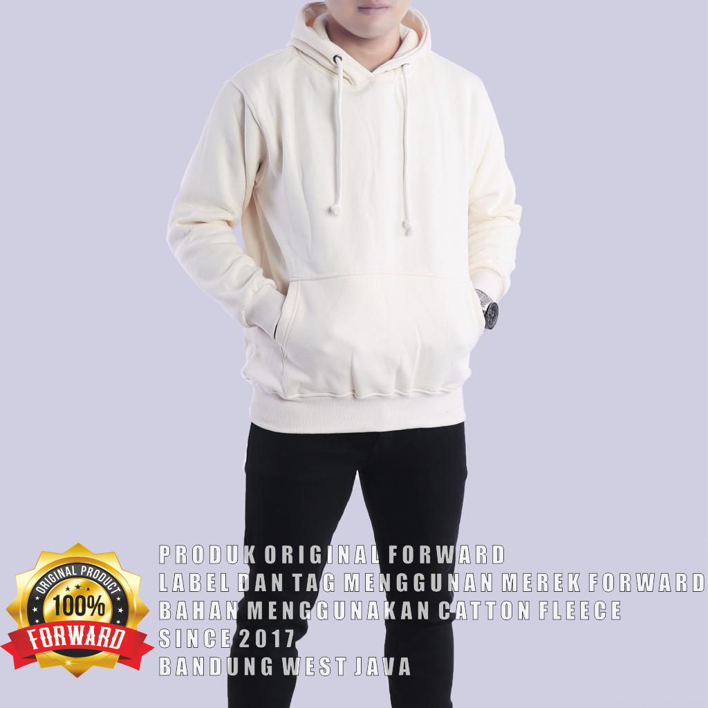 Sweater Hoodie Polos Pria Wanita Bahan Fleece Tebal Original Forward System Forwardshop