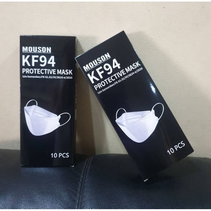 10 PCS MASKER KF 94 BFE 95% MASKER 3D 4 PLY