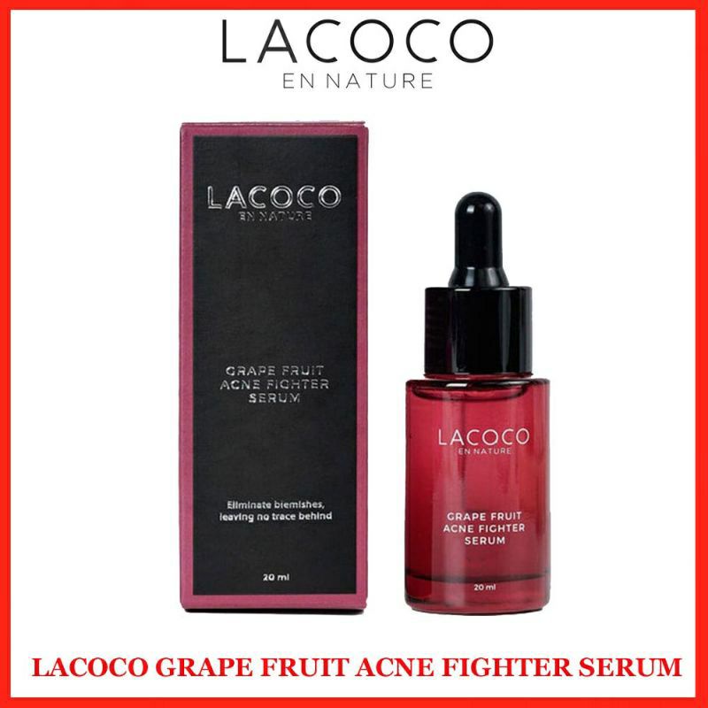 Lacoco grape fruit acne fighter serum nasa