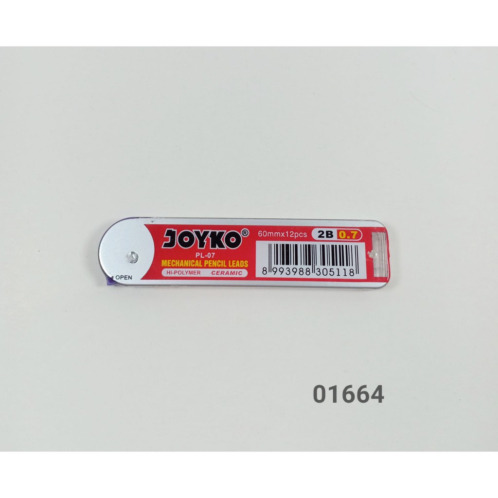 

Isi pensil Mekanik Joyko PL-07 2B 0,7mm - 01664