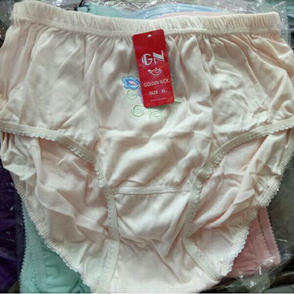 Celana Dalam Golden Nick Bordir per 3pcs