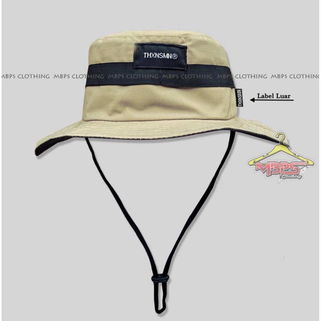 Bucket Hat Topi Rimba Thanksinsomnia Pria/Wanita Distro Hight Quality - Dan Terkeren COD