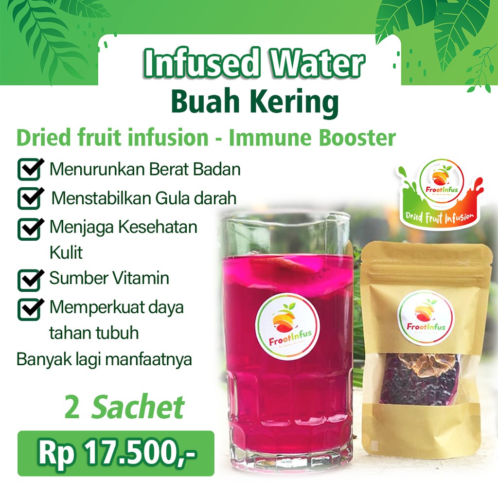 

Infused water Buah kering dried fruit Infusion froot infus Immune Booster