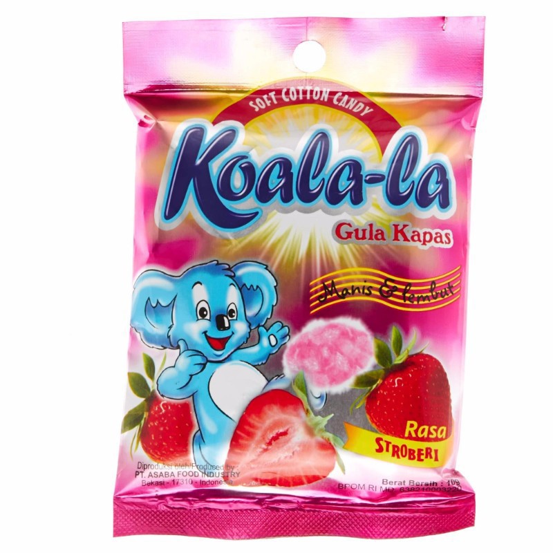 

KOALA - LA KAPAS CANDY ( PERMEN GULA KAPAS STRAWBERRY )