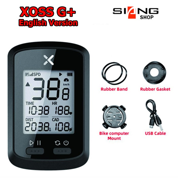 PAKET XOSS G+ dan XOSS Chest Heart Rate Sensor + 2bj XOSS Cadence/Speed