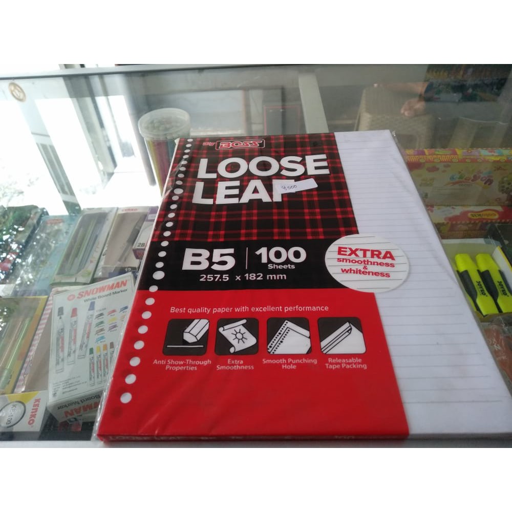 

ISI BINDER B5 100 LEMBAR LOOSE LEAF