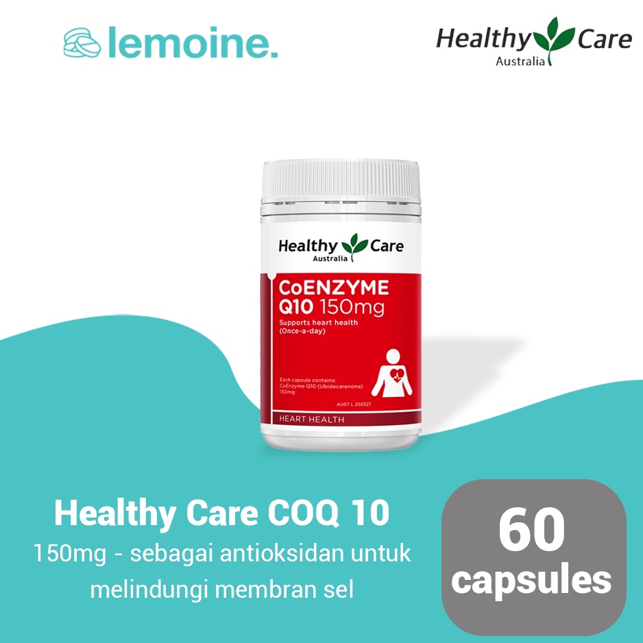 Healthy Care COQ 10 150mg 60 Kapsul Antioksidan