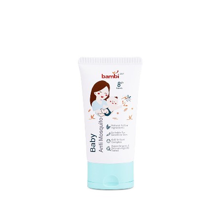 Anti nyamuk Muka / Badan Bayi 50 ml - BAMBI BABY ANTI MOSQUITO - Lotion Bayi digigit gigitan face cream