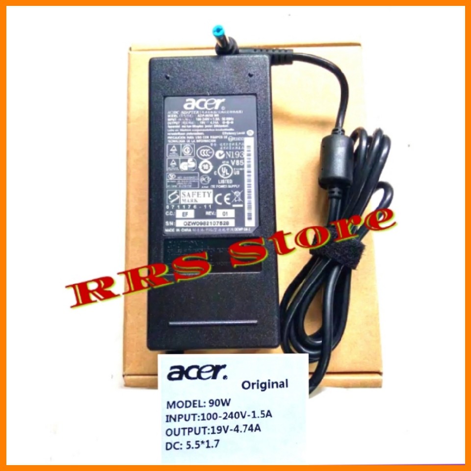 ADAPTOR CHARGER Acer Aspire 19v4.74a 5.5x1.7 4710 4730 4730G 4720 4732 4732Z 4736 4738 4739