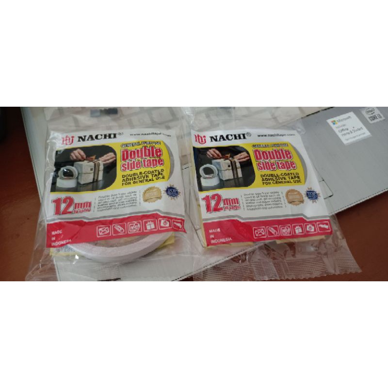 

Double Tape Nachi Ukuran 1/2 Inch