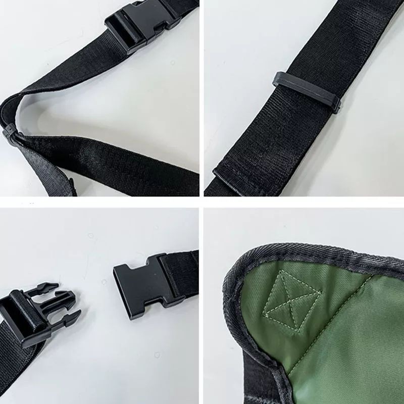 Tas Waistbag - Tas Selempang Dada Korea Kekinian Multifungsi Terbaru Pria Wanita Cewek Cowok