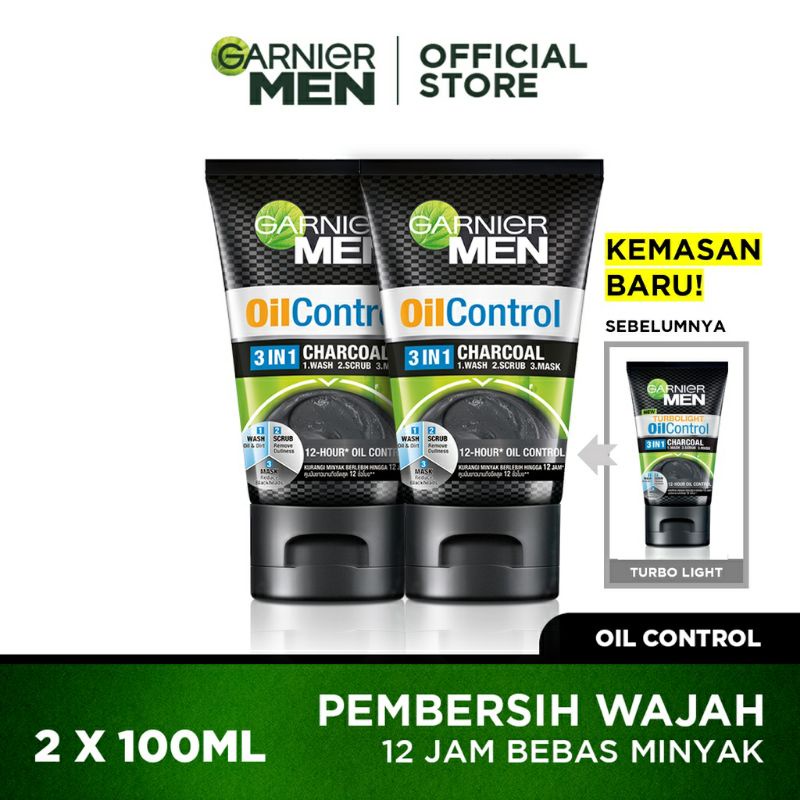 Garnier Facial Foam Men 100ml dan 50ml