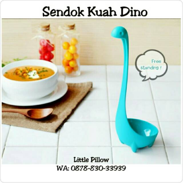 Sendok Kuah Dino/Centong Kuah/Centong Plastik/Sendok Kuah Berdiri